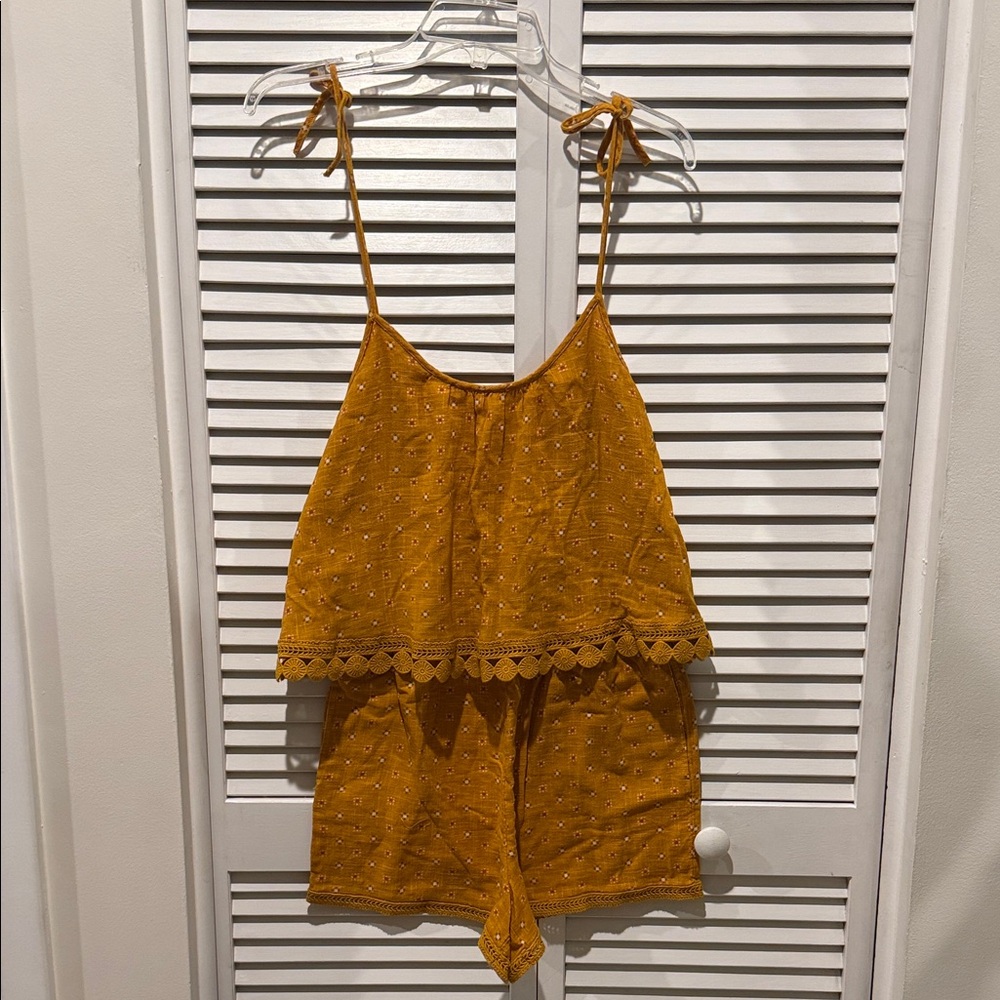 Aerie Mustard Yellow Romper